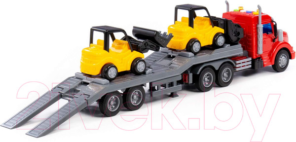 Изображение товара Автовоз игрушечный Полесье Профи Трейлер / 77049
