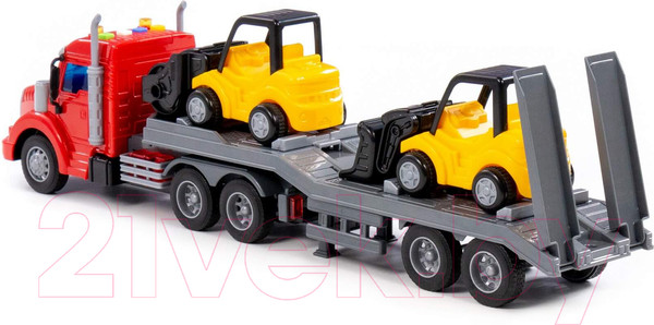 Изображение товара Автовоз игрушечный Полесье Профи Трейлер / 77049