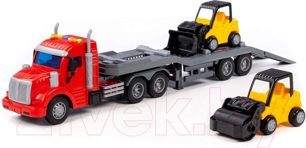 Изображение товара Автовоз игрушечный Полесье Профи Трейлер / 77049