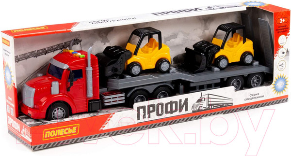 Изображение товара Автовоз игрушечный Полесье Профи Трейлер / 77049