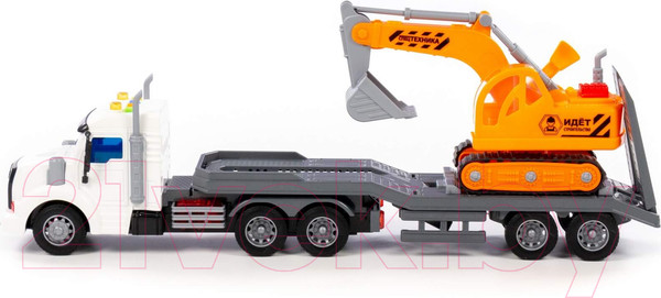 Изображение товара Автовоз игрушечный Полесье Профи Трейлер / 84016