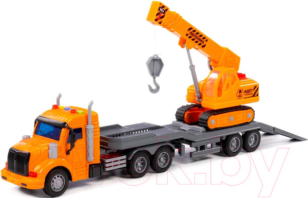 Изображение товара Автовоз игрушечный Полесье Профи Трейлер / 84009