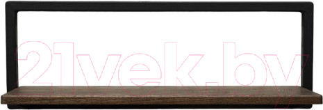 Изображение товара Полка Stal-Massiv Fly-DZ (дуб мореный/черный)