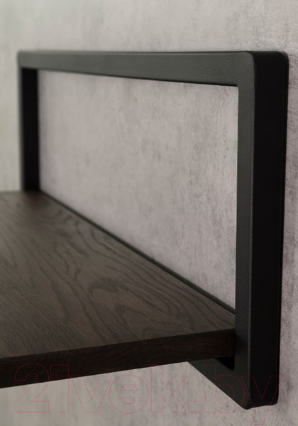 Изображение товара Полка Stal-Massiv Fly-DZ (дуб мореный/черный)