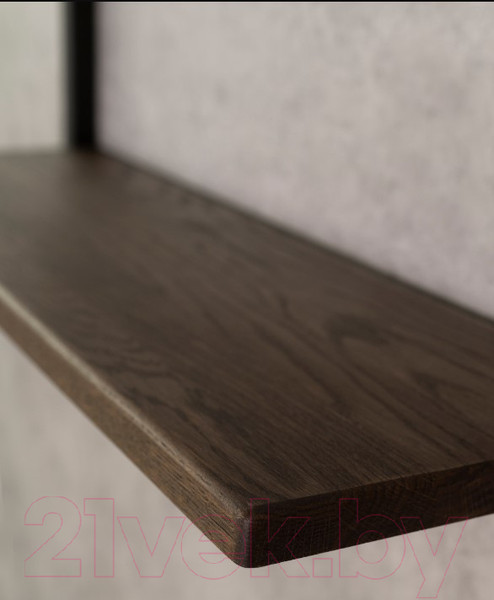 Изображение товара Полка Stal-Massiv Fly-DZ (дуб мореный/черный)