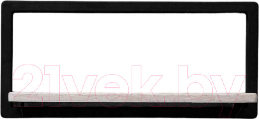 Изображение товара Полка Stal-Massiv Fly-WZ (дуб беленый/черный)