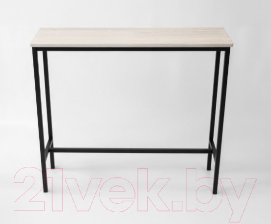 Изображение товара Барный стол Stal-Massiv SMT-108 (дуб беленый/черный)