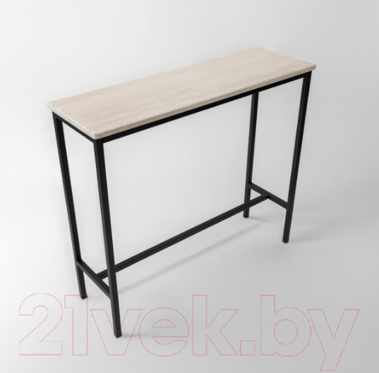 Изображение товара Барный стол Stal-Massiv SMT-108 (дуб беленый/черный)
