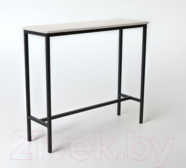 Изображение товара Барный стол Stal-Massiv SMT-108 (дуб беленый/черный)