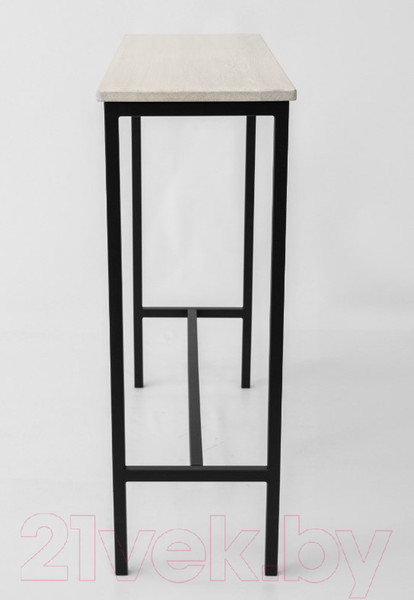 Изображение товара Барный стол Stal-Massiv SMT-108 (дуб беленый/черный)