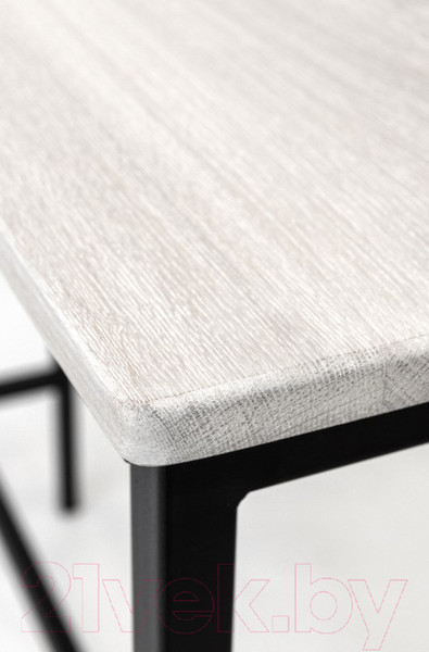 Изображение товара Барный стол Stal-Massiv SMT-108 (дуб беленый/черный)