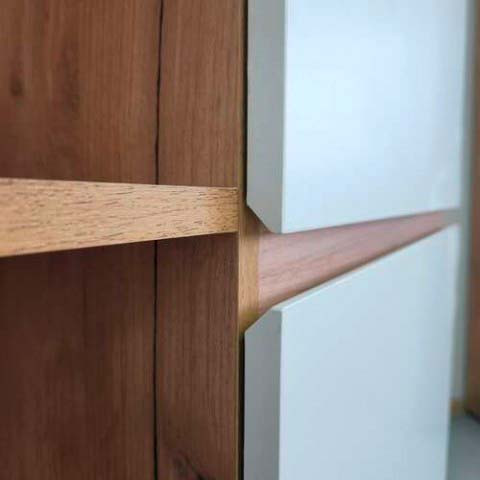 Изображение товара Письменный стол Памир Гретта 1С1Я (крафт золотой/белый)