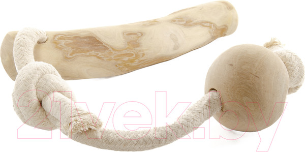 Изображение товара Игрушка для собак Coffee Wood Кофейная палка для перетягивания с шариком / TUGSTICK/CW-L