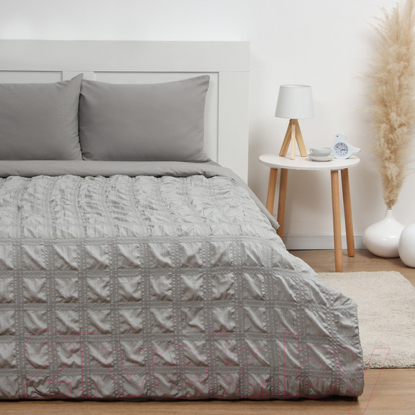 Изображение товара Покрывало Love Life Texture / 10612666 (200x230, серый)