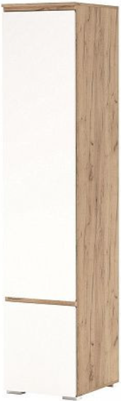 Изображение товара Шкаф-пенал Памир Гретта 2СП (крафт золотой/белый)