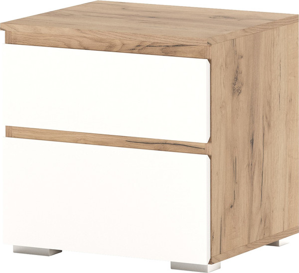 Изображение товара Прикроватная тумба Памир Гретта (крафт золотой/белый)