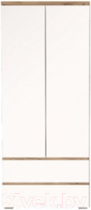 Изображение товара Шкаф Памир Гретта 2С2Я (крафт золотой/белый)