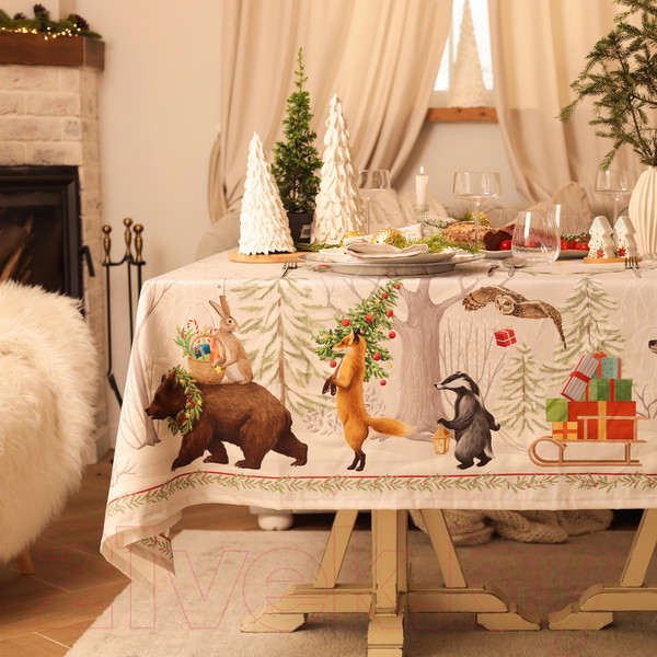 Изображение товара Скатерть Этель Новогоднее чудо / 10554198