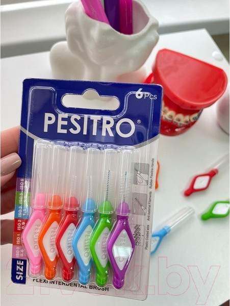 Изображение товара Ершики межзубные Pesitro Iso ассорти
