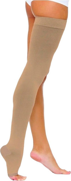 Изображение товара Чулок компрессионный Центр Компресс До бедра 2 кл.к. (р.1, кремовый)