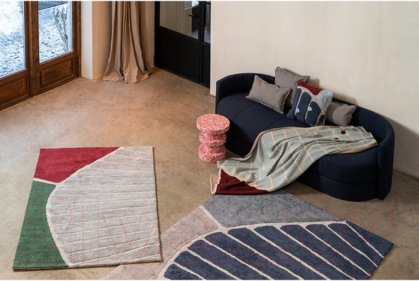 Изображение товара Ковер Tkano Terra Rice plantation TK22-DR0011 (серый)