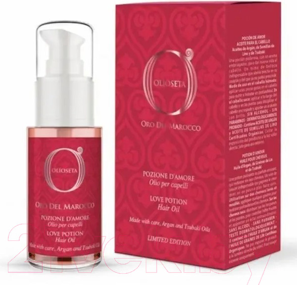 Изображение товара Набор косметики для тела и волос Barex Ols Золото Марокко Гель для душа+Масло для волос (250мл+30мл)