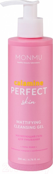Изображение товара Гель для умывания Monmu Матирующий с каламином (200мл)