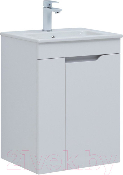 Изображение товара Тумба под умывальник Aquanet Практика 50 / 330451 (белый матовый)
