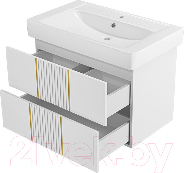 Изображение товара Тумба под умывальник Brevita Vega 80 / VEG-09080-0102Я