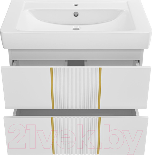 Изображение товара Тумба под умывальник Brevita Vega 80 / VEG-09080-0102Я