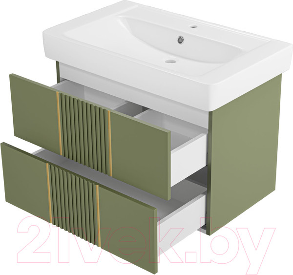 Изображение товара Тумба под умывальник Brevita Vega 80 / VEG-09080-0802Я