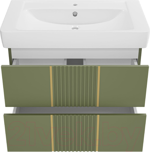 Изображение товара Тумба под умывальник Brevita Vega 80 / VEG-09080-0802Я