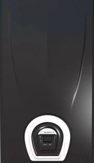 Изображение товара Газовый котел Federica Bugatti 24В Varme (черный, с бойлером косвенного нагрева KBS-B 100 V3)