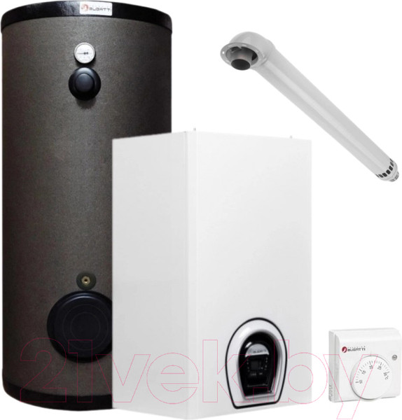 Изображение товара Газовый котел Federica Bugatti 25 Cond B (с бойлером косвенного нагрева KBS-B 100 V3)