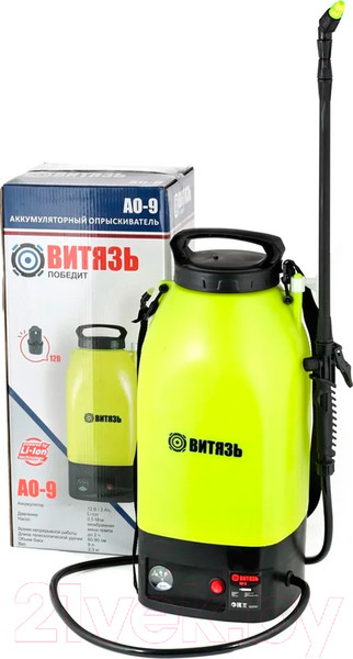 Изображение товара Опрыскиватель аккумуляторный ВИТЯЗЬ АО-9 / 18036005