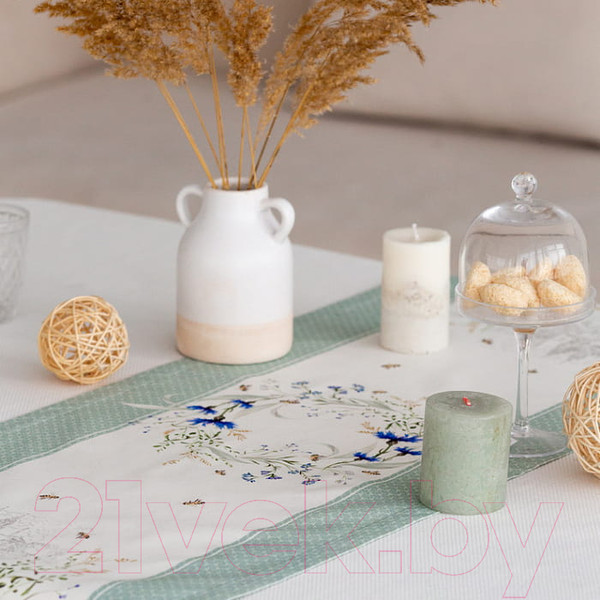 Изображение товара Дорожка на стол Listelle Васильки 314001