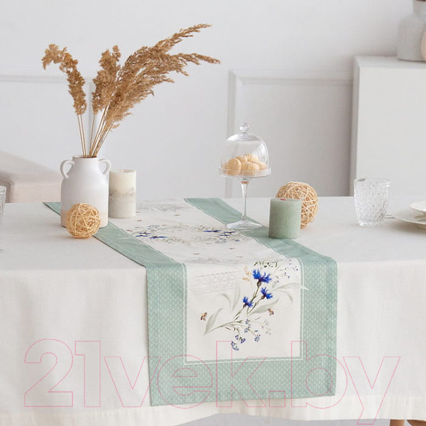 Изображение товара Дорожка на стол Listelle Васильки 314001