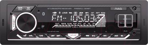 Изображение товара Автомагнитола AURA Fireball-304BT