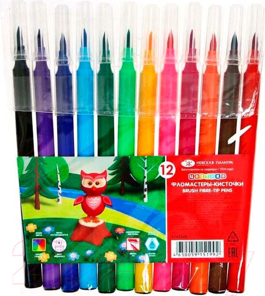 Изображение товара Фломастеры Цветик 4745348 (12цв)