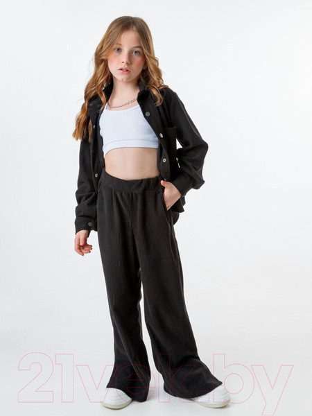 Изображение товара Штаны детские Amarobaby Wide / AB-OD23-W6/09-122  (черный, р.122)