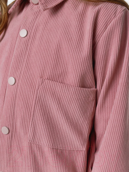 Изображение товара Рубашка детская Amarobaby Velvet / AB-OD23-V33/06-134  (розовый, р.134)
