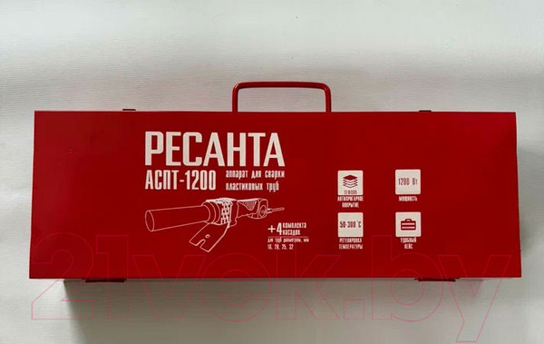 Изображение товара Паяльник для полипропиленовых труб Ресанта АСПТ-1200 (65/178)