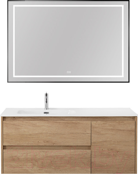 Изображение товара Зеркало BelBagno SPC-KRAFT-1200-800-LED-TCH-WARM-NERO