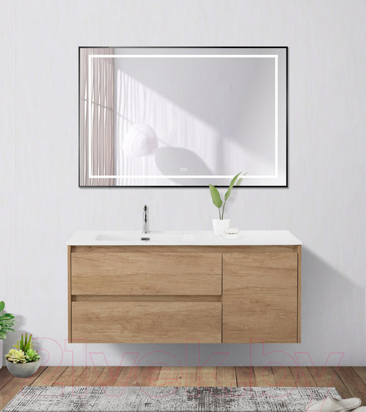 Изображение товара Зеркало BelBagno SPC-KRAFT-1200-800-LED-TCH-WARM-NERO