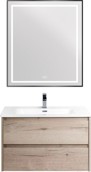 Изображение товара Зеркало BelBagno SPC-KRAFT-700-800-LED-TCH-WARM-NERO