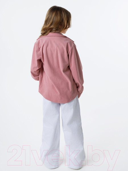 Изображение товара Рубашка детская Amarobaby Velvet / AB-OD23-V33/06-140  (розовый, р.140)