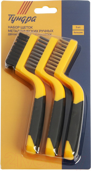 Изображение товара Набор щеток для электроинструмента Tundra 9866404 (3шт)