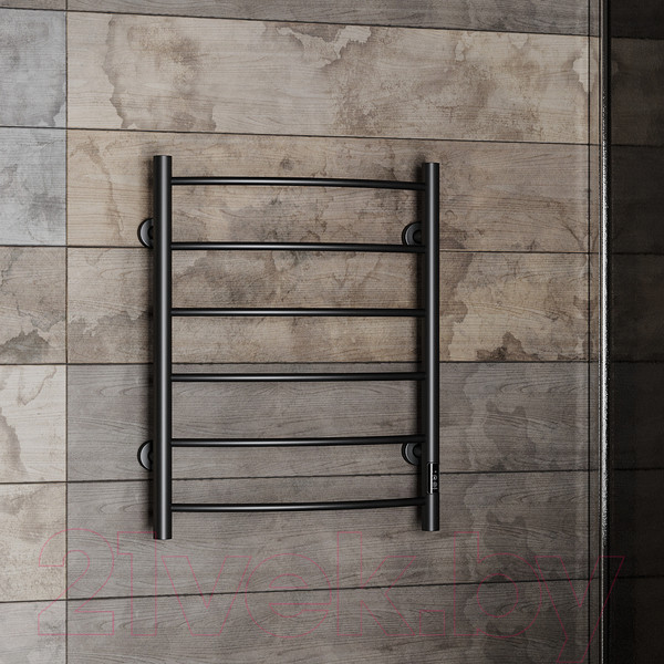 Изображение товара Полотенцесушитель электрический Roxen Santi BK-109AW-6T / 11030-5365В (черный)