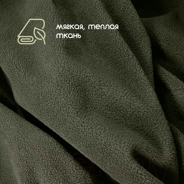 Изображение товара Ткань для творчества Sentex Флис односторонний 100x160 (хаки)