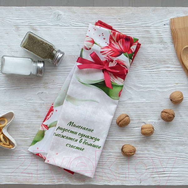 Изображение товара Набор полотенец Listelle Set-2 Алые тюльпаны 414102